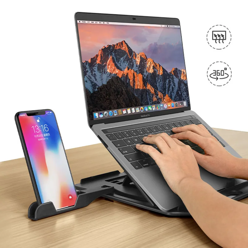Laptop Stand Adjustable Notebook Mobile Phone Holder Case - AliExpress