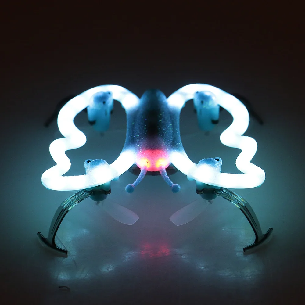 

TB-803 2.4GHz Gesture Remote Control Drone One-key Motion Controlling ButterflyShape Mini RC Drone Quadcopter Dron LED Lights