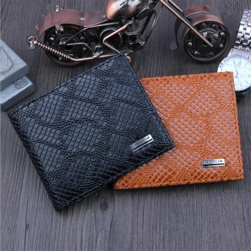 Vintage small wallet men multifunction purse men wallets coin pocket zipper men pu leather wallet male famous thin money bag