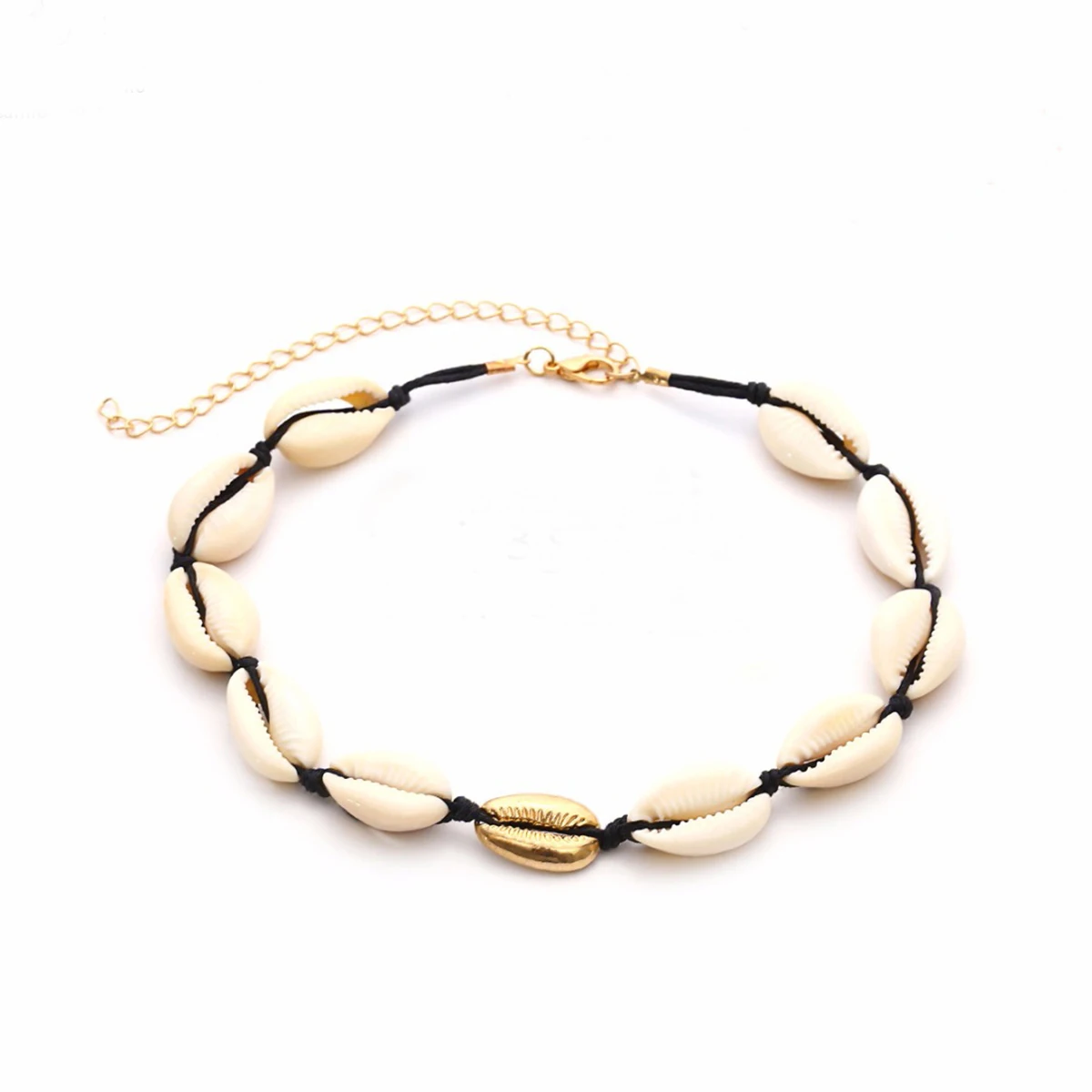 

Shellhard Retro Cowrie Shell Necklace For Women Vintage Rope Natural Shell Choker Statement Neckalce Bohemian Jewelry Gift
