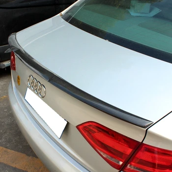 

Carbon Fiber M4 Style Rear Trunk Spoiler Car Tail Wing Decoration For Audi A4 S4 B8 Sedan 4Door 2009 2010 2011 2012