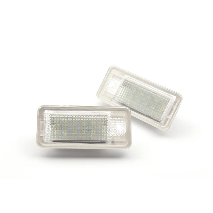 2 шт./лот 18LED 3528SMD лампа номерного знака для Audi A3/S3 A4/S4 B6 B7 A6/C6/S6 A8/S8 Q7 RS4 RS6 Cabriolet яркий