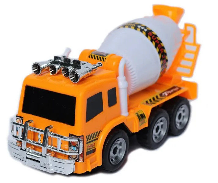 Electronic Plastic Toy Vehicles Electric Trucks Cement Concrete Mixer Truck Universal Music Lights Toys Child Birthday Gifts