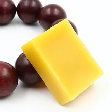 5/1 шт. желтый/белый пчелиный воск сделанное вручную BiologicalOrganic натуральный фильтрованная косметический лампы в форме свечи мыло круглый бальзам для губ с распределитель мыла