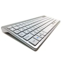 101 Keys Ultra-Thin Russian Keyboard 2.4GHz Wireless Mute Keyboard Teclado Gamer for Mac Win XP 7 10 Android TV Box
