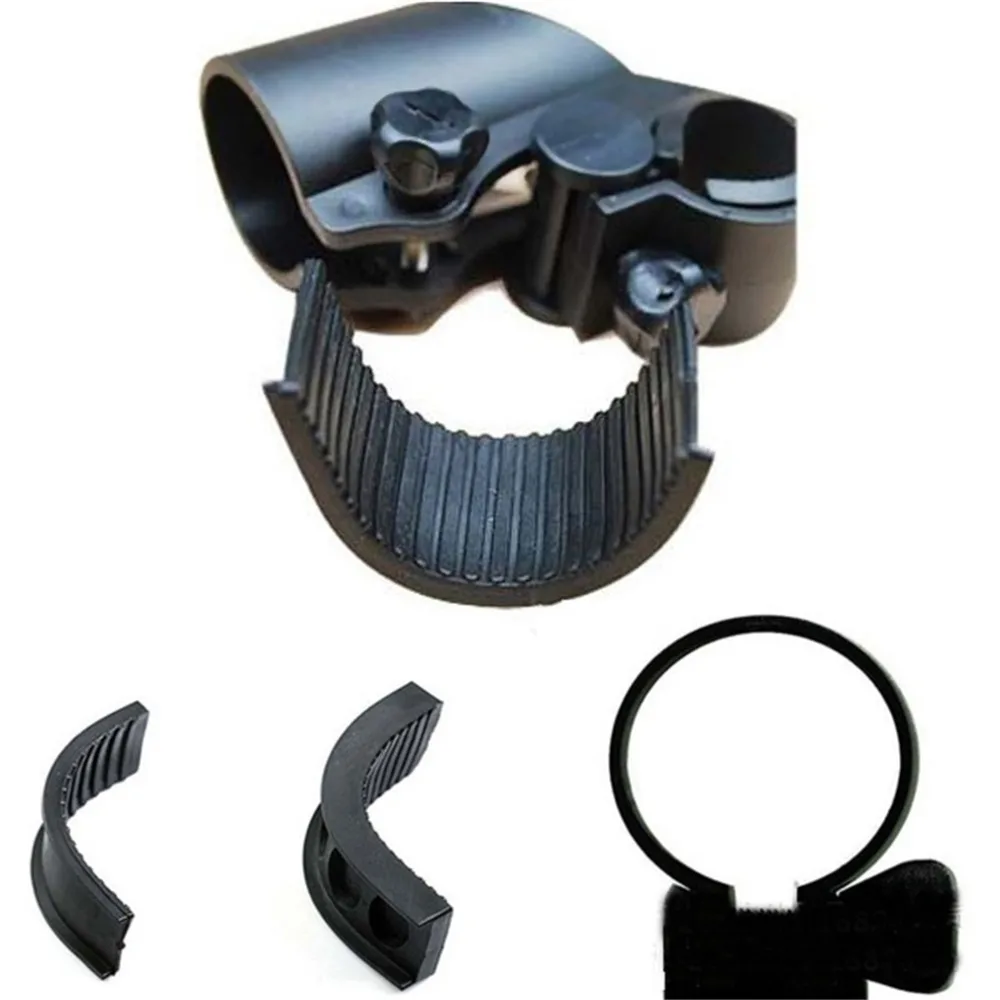 Excellent 1pc Flashlight LED Torch Cycling Bicycle Handlebar Mount Light Holder Clamp Clip drop shipping 2