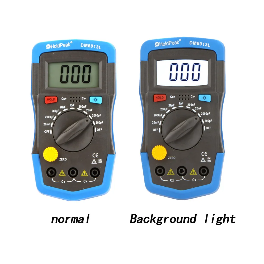 Details about   1x DM6013L Handheld Digital Capacitance Meter Capacitor w/ LCD Backlight A0S1 