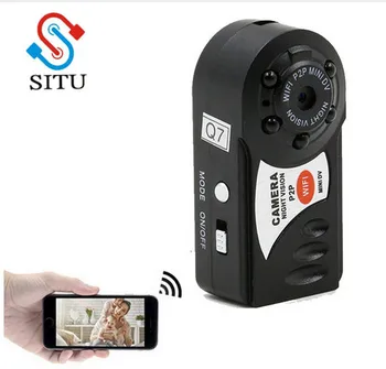 

Q7 Mini Wifi DVR Wireless IP Camcorder Video Recorder Camera Infrared Night Vision Camera Motion Detection Built-in Microphone