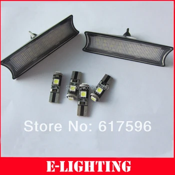 

6pcs E90 E91 E92 E93 WHITE LED FRONT REAR READING MAP LIGHT ROOF DOME LAMP BULB for BMW