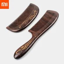 Новинка! Xiaomi Mijia расческа Xin Zhi натуральная эбеновая деревянная ручная расческа для семьи матери и дочери