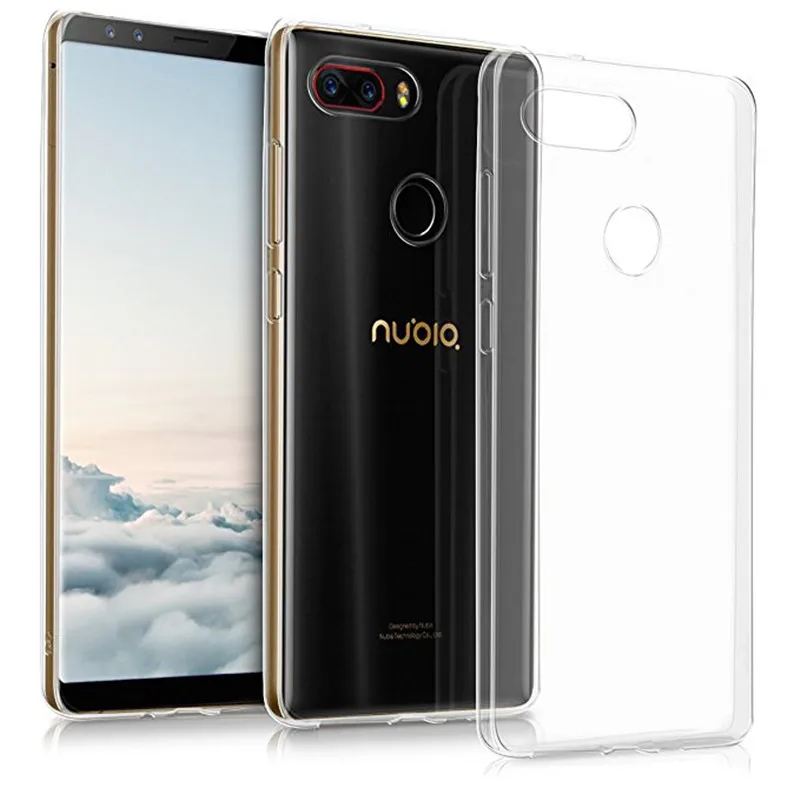 Clear Soft Silicone TPU armor Phone Case For ZTE Nubia Z17 Lite Z17S Mini S Z9 Z11 Max N2 N3 M2 Z18 mini Cover | Мобильные телефоны