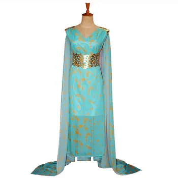 

Mhysa Protector of the Realm Dress Belt 2Pcs SetMother of Dragons Queen of Meereen Cosplay Outfit Halloween Carnival Costume