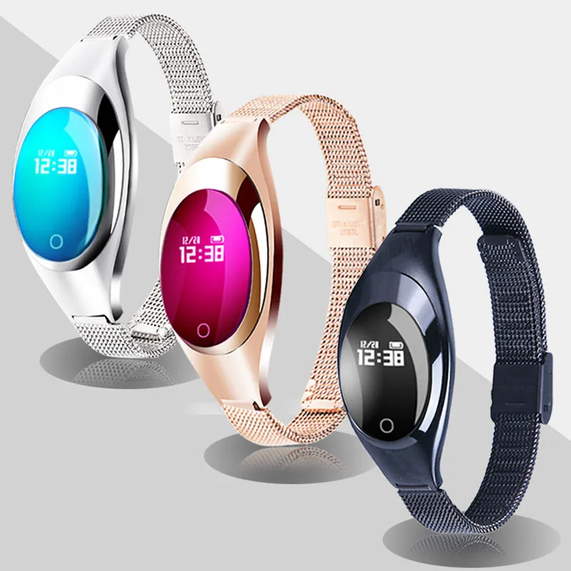 Smart Watch Women Heart Rate Monitor Woman Smart Wrist Watches Digital Intelligent Luxury Bracelet Pedometer Calorie Smartwatch 