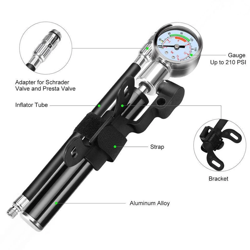 Xiaomi M365 Tire High Pressure Mini Pump_004