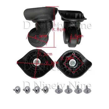 

A18 Mute Wheel Suitcases Castor Wheels Rolling Suitcase Universal Wheel Luggage Accessories Wheel Pair