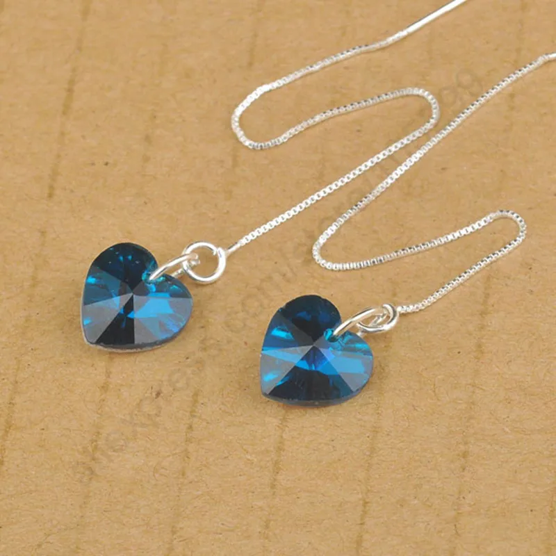 Женские серьги подвески из серебра 925 пробы с резьбой|earrings party|silver jewelry 925925 sterling |