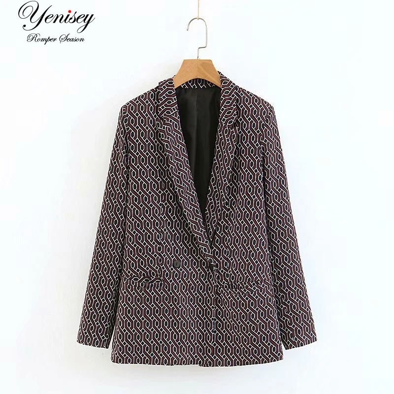 

XL60-1622 European and American fashion print jacket
