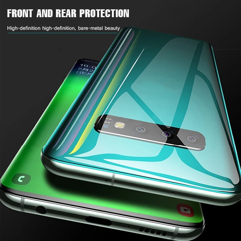 Schermbeschermer Гидрогелевая пленка для samsung Galaxy A70 A50 S10 S9 S8 Plus Note 9 8 Защитная пленка для экрана