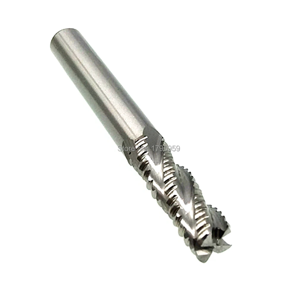 Color Mill Uxcell 120 Long 8 Cutting Dia HSS-AL Straight Shank 4