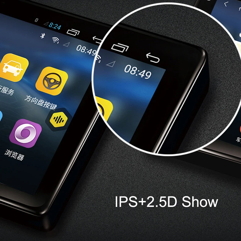 Android 9 &quotВстроенный Автомобильный мультимедийный плеер carplay радио GPS навигация