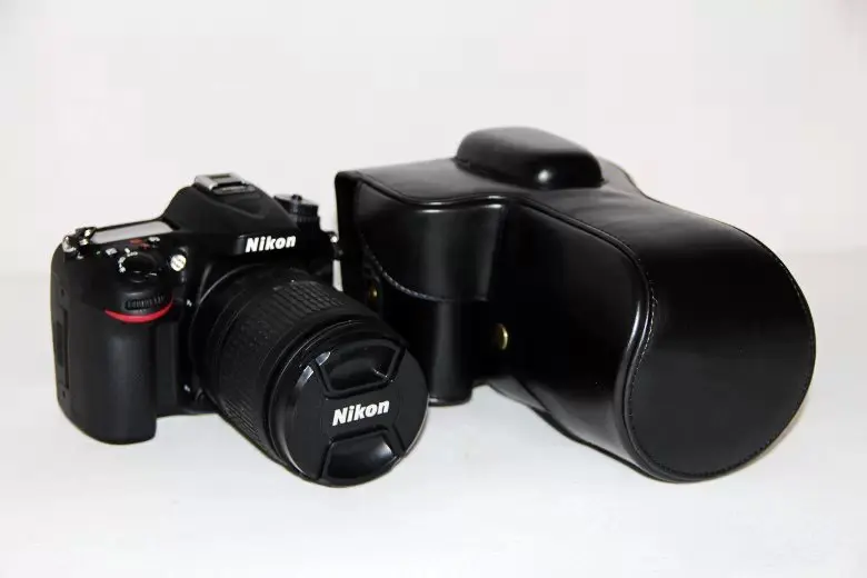 Ретро винтажный Чехол из искусственной кожи для камеры Nikon D3100 D3200 D3300 чехол сумка подходит для объектива 18-55 мм 18-105 мм