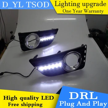 

Car styling For Toyota Camry LED DRL 2011-2012 For Camry High brightness guide LED DRL led fog lamps daytime running lights