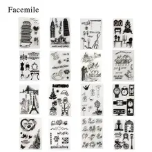 1 шт. рамка Цветочная булавка прозрачный штамп прозрачный Штамп для DIY Скрапбукинг/изготовление карт/рождественские праздничные украшения