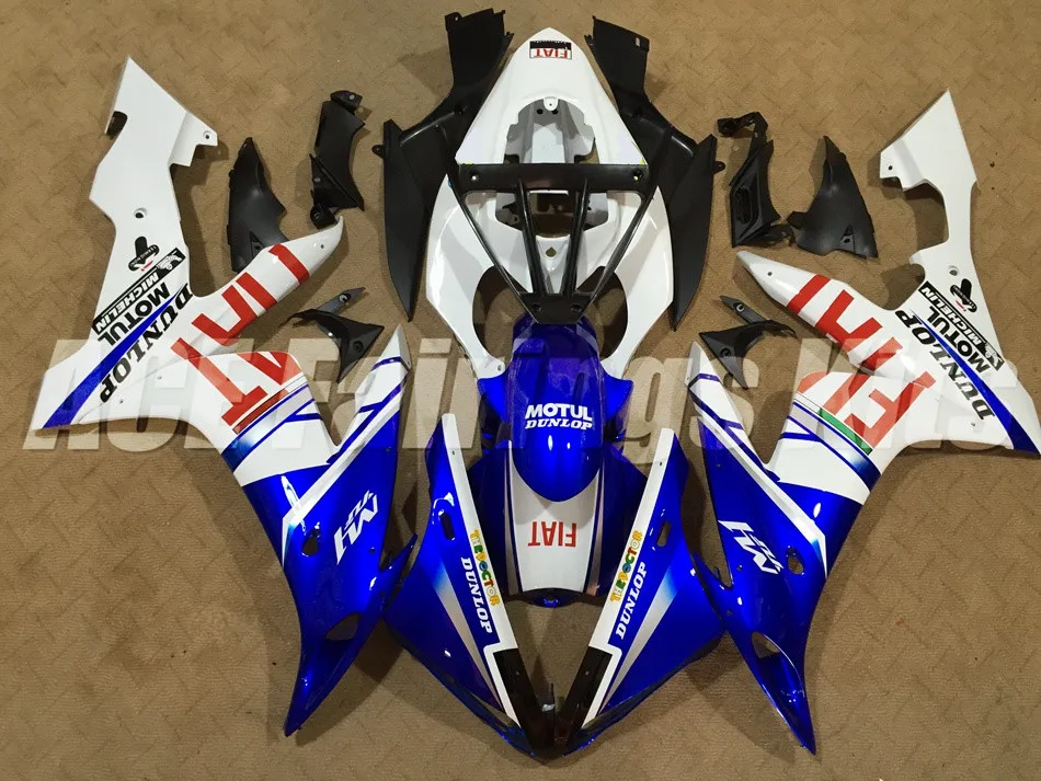 

New Injection Fairing kit fit for YAMAHA YZFR1 04 05 06 YZF R1 2004 2005 2006 YZF1000 ABS Fairings set white blue red
