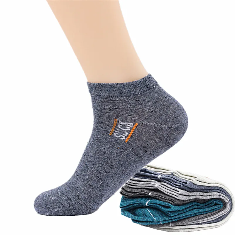 

Free Shipping 6pair/lot High Quality Men's Socks Casual Breathable pure color Business Short Sock Cotton Meias Chaussette Homme