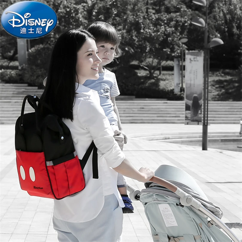 

Disney 2018 Thermal Insulation Bag High-capacity Baby Feeding Bottle Bags Backpack Baby Care Diaper Bags Oxford Insulation Bags