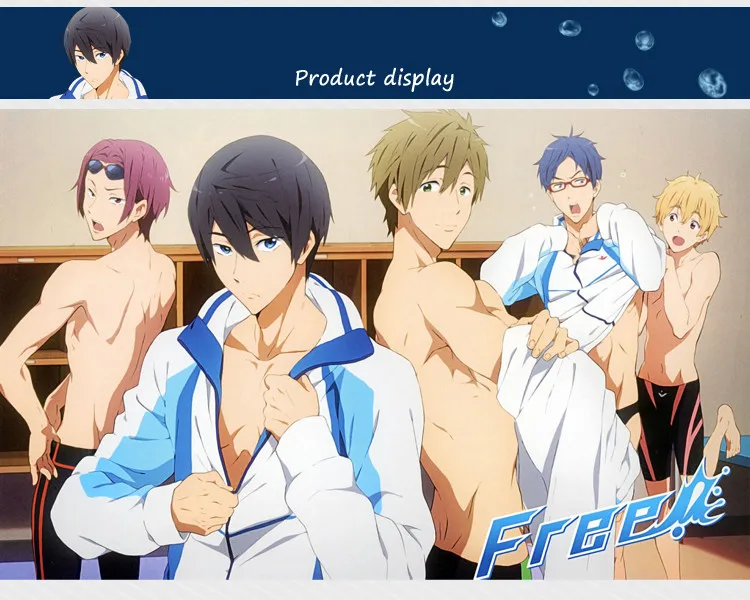 Аниме бесплатно! Iwatobi swim Club Haruka Nanase, Маскарадные костюмы, куртка, пальто, толстовка, штаны, спортивная одежда для подростков