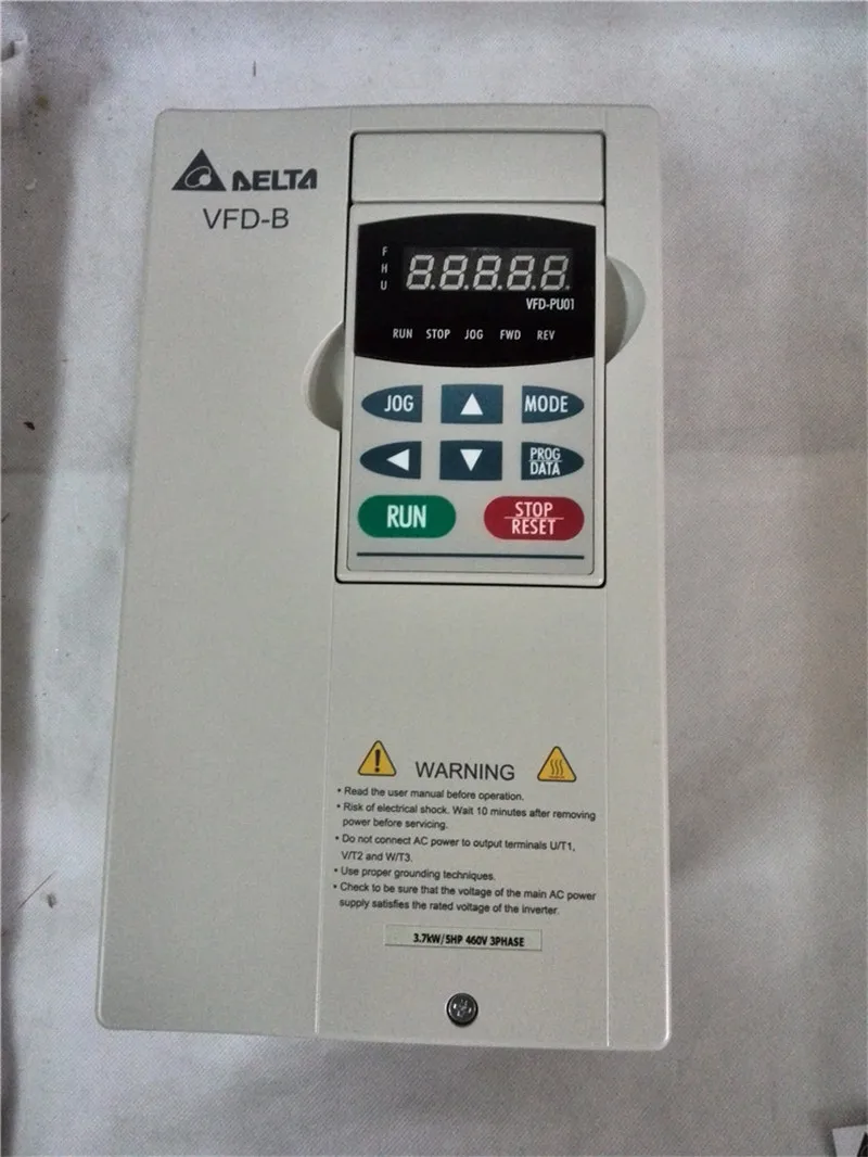 VFD037B43A DELTA VFD-B VFD Inverter Frequency converter 3.7kw 5HP 3 PHASE 380V 400HZ General vector type