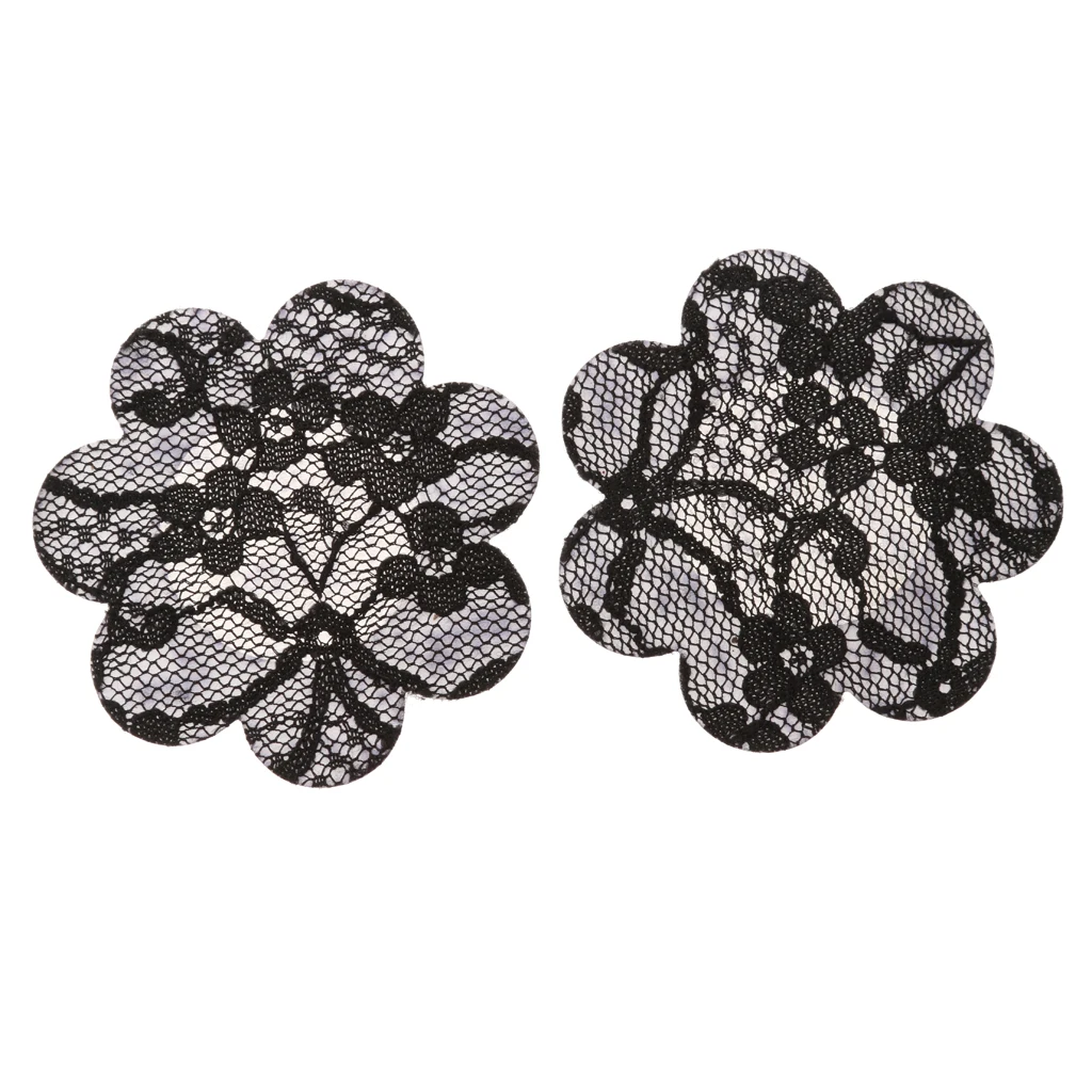20x Sexy Lace Flower Adhesives Breasts Nipple Covers Pads Breasts Stickers Women's Invisible Lift Tape Dress Pasties