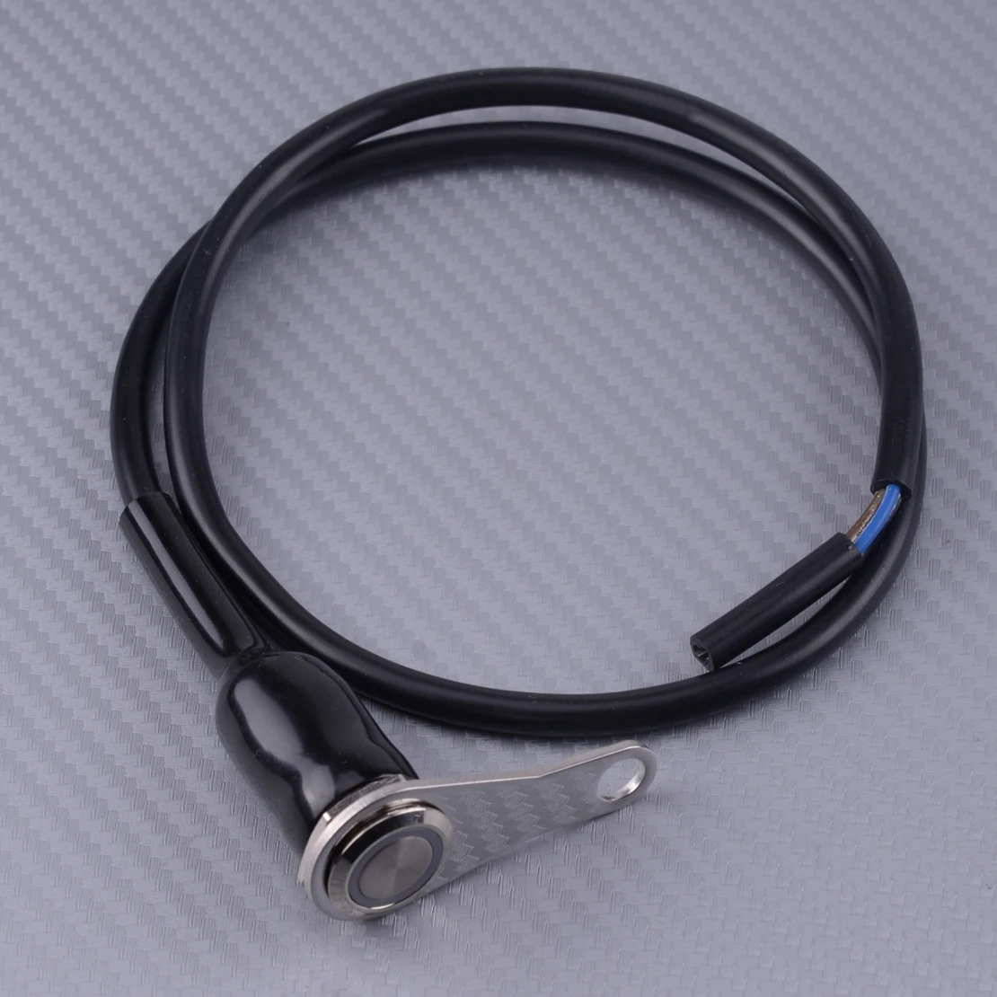 

CITALL 12V Motorcycle CNC Aluminum Handlebar Switch Headlight Engine Horn Start ON-OFF Reset Push Button