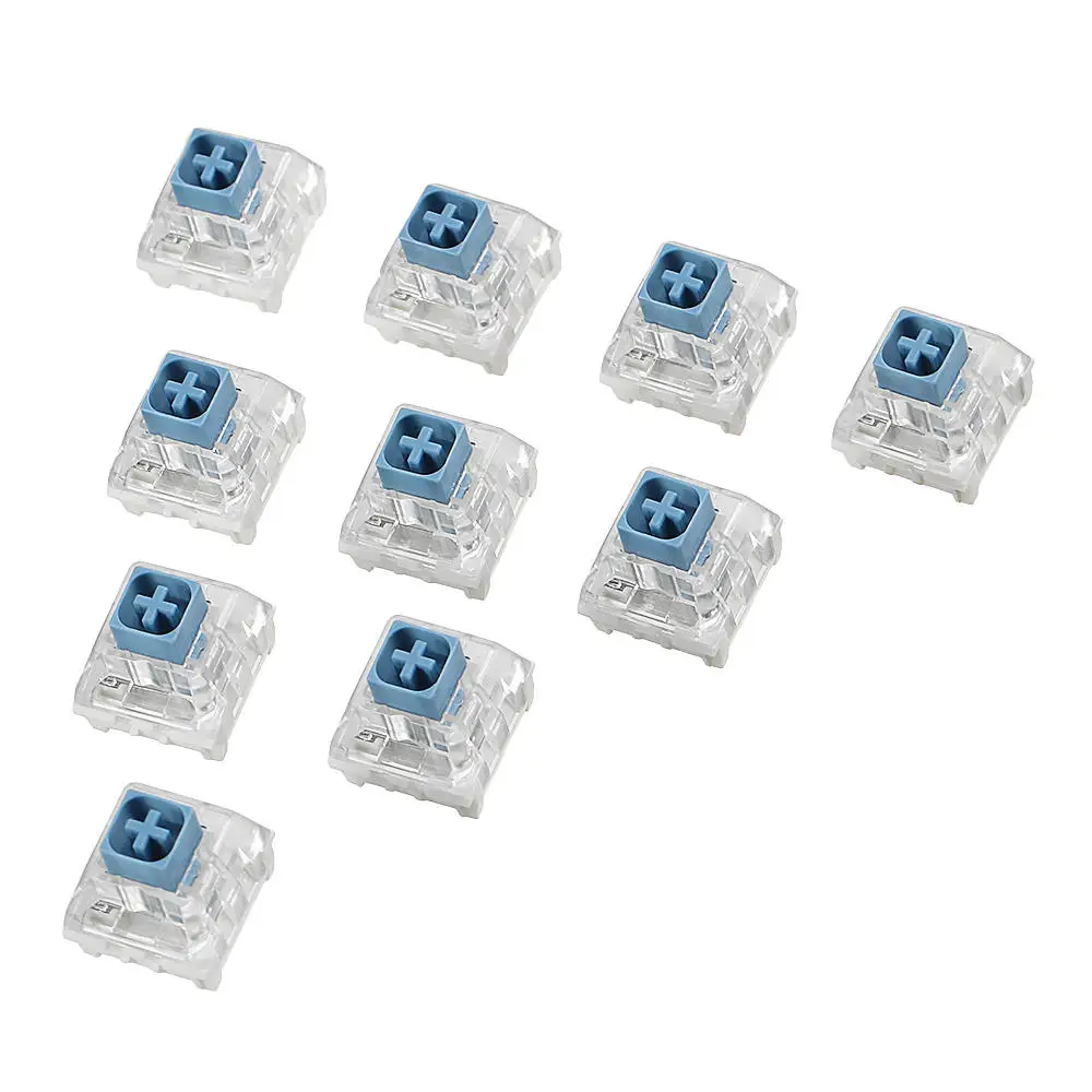 

70Pcs Kailh BOX Heavy Pale Blue Switch Keyboard Switches for Keyboard Mechanical DIY Keycap Switch Gaming Switch