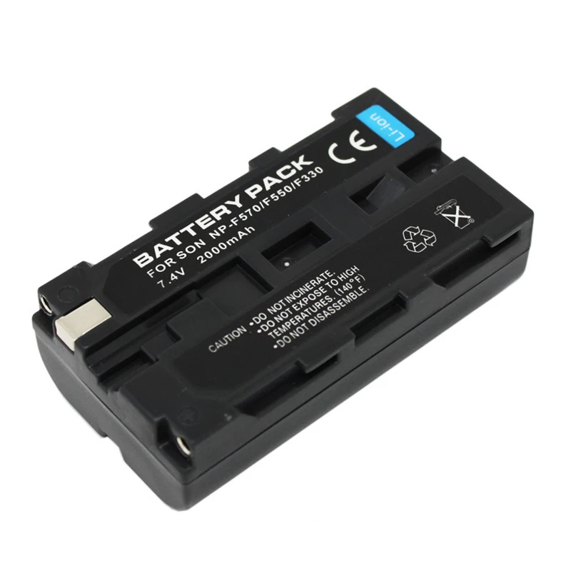 2000mAh for sony NP F330 NP F530 NP F550 NP F570 Camera Battery 7.4V Camcorder DCR TRV103 DCR