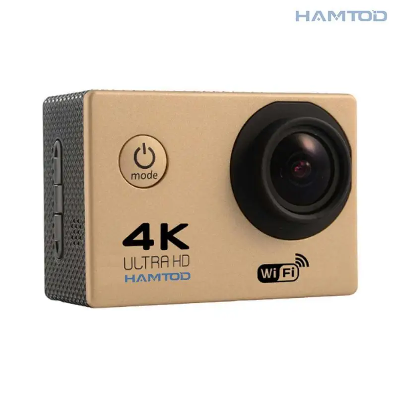 HAMTOD H9A 2.0 Inch LCD Screen HD 4K WiFi Motion Camera 120 Degree Wide Angle Lens With Waterproof Case