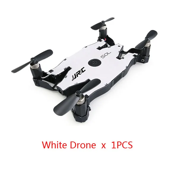 Оригинальные JJRC H49 H49WH SOL Мини карманный Дрон для селфи с 720P Камера Wi-Fi FPV Радиоуправляемый вертолет воздуха Давление/одной клавишей Return - Цвет: white drone 1PCS