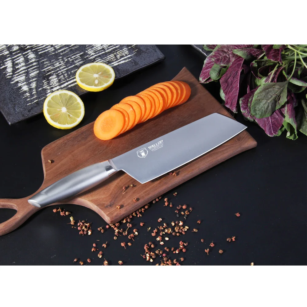WALLOP Chef Knife Kitchen Knife Japanese Santoku Cleaver Chopper Nakiri Vegetable Optional German Stainless steel cook tool WALLOP Chef Knife Kitchen Knife Japanese Santoku Cleaver Chopper Nakiri Vegetable Optional German Stainless steel cook tool