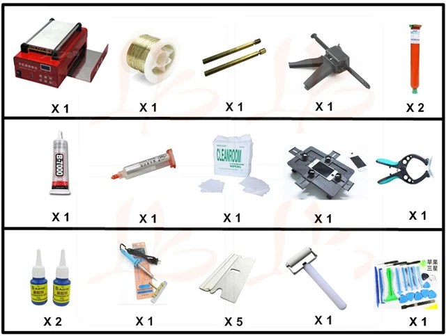 

LCD screen separate LY 947V.4 OCA solution Afor 9 inch mobile screen repair machine