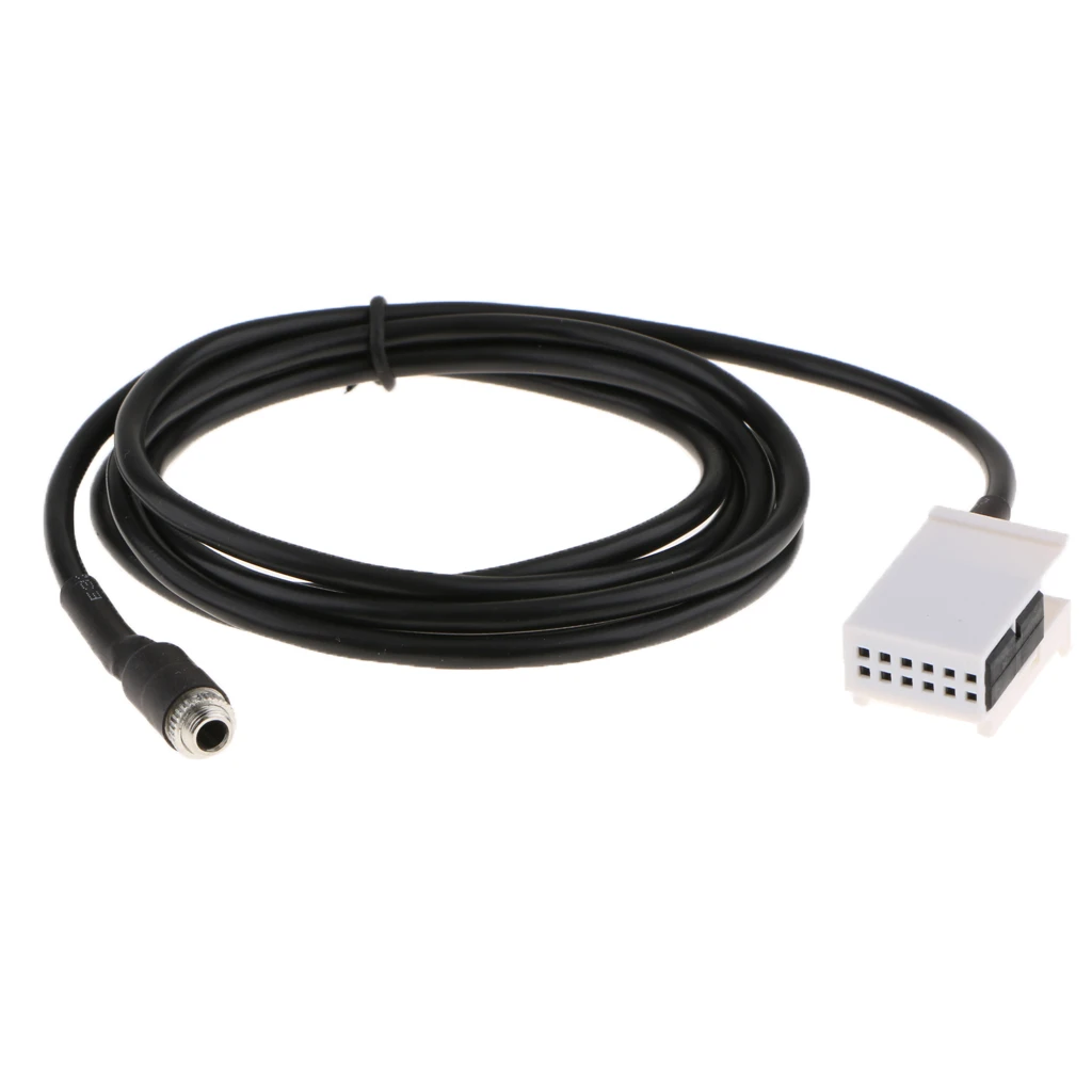 3.5mm Female Jack AUX AUDIO Cable Input Adapter For VW Golf 6 RCD510 RCD310