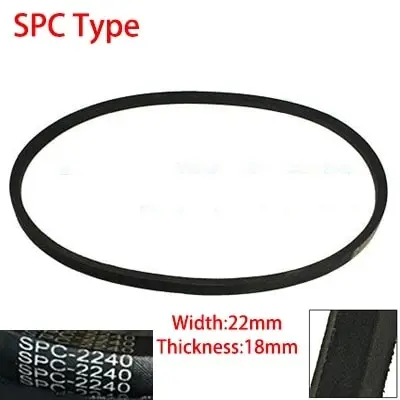 SPC 3950 4000 4050 4080 22 мм ширина 18 толщина резиновый паз соединительный приводной ремень