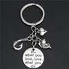 1pc  Newest Style Job Occupation Women&Men Keychain Dentist Chef Biochemist Engineer Keyring Key Chains ► Photo 3/6