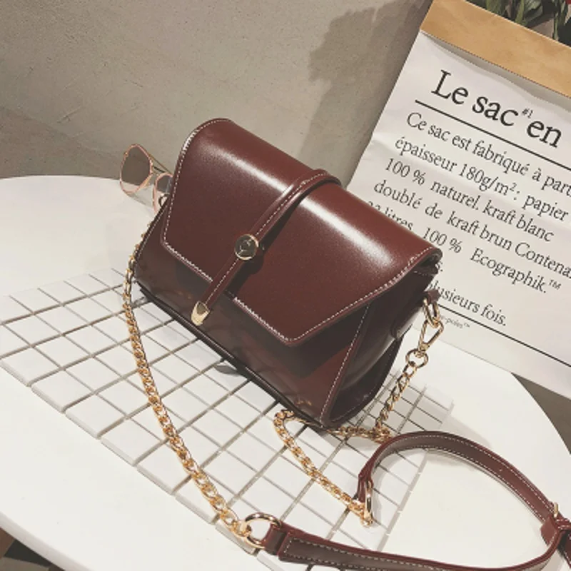 

2018 new wave wild chain single shoulder Messenger bag.