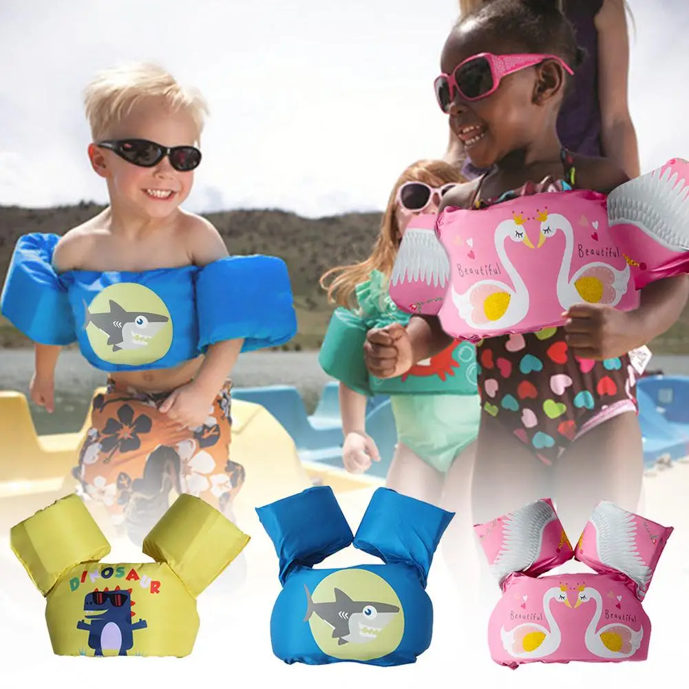 Acessórios de Meios Auxiliares de Natação Piscina de Aprendizagem da Criança Coletes de Flutuação Cores Brilhantes Natação Infantil Braço Círculo Nadar Colete Coletes Salva-vidas 7 Cores brilhantes Natação Infantil Braço Círculo Acessórios