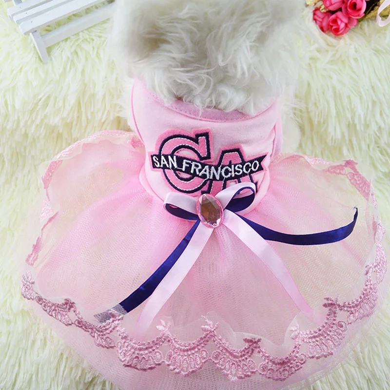 Buy CA Wedding Dog Dresses For Small Dogs Chihuahua
