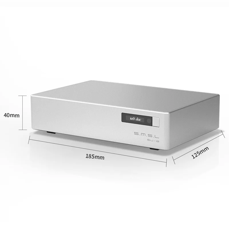  SMSL SU-8 ES9038Q2M * 2 32bit/768kHz DSD512 DAC USB/óptico Coaxial Su8 decodificador
