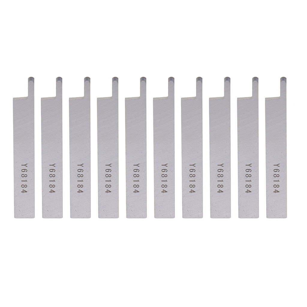 10Pcs Industrial Sewing Machine Overlock Knife Blade for Singer 14CG744 14CG754 14SH644 14SH654 14U555