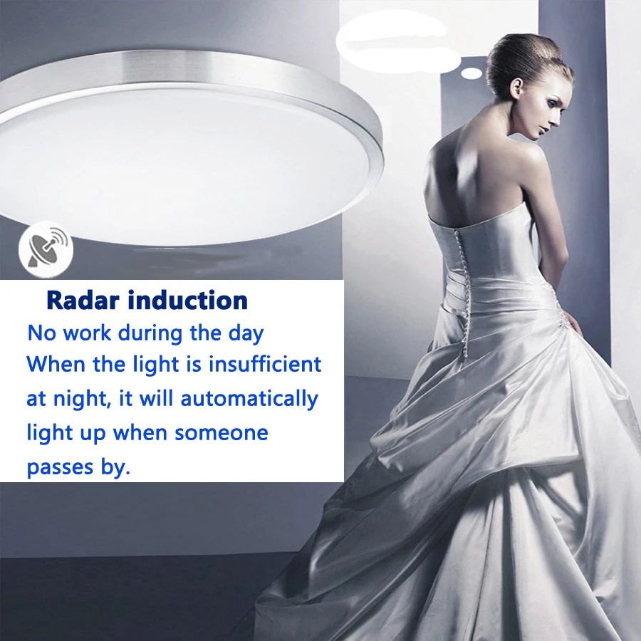  Ceiling LED lamp Radar induced 18W/24W 220V corridor corridor staircase corridor household ceiling  - 32962183777