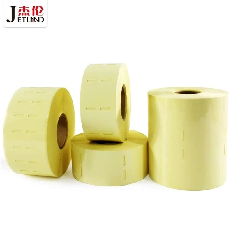 2R Transparent PET label stickers roll for zebra datamax intermec Citizen Argox SATO barcode printer, 2 Roll Clear PVC Sticker